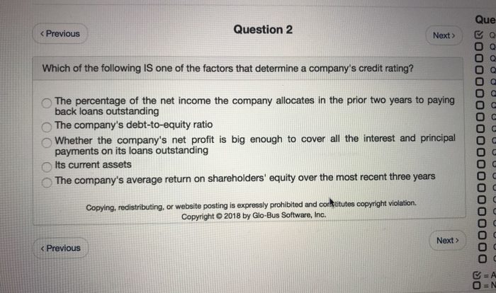 Glo bus quiz 1 answers 2019