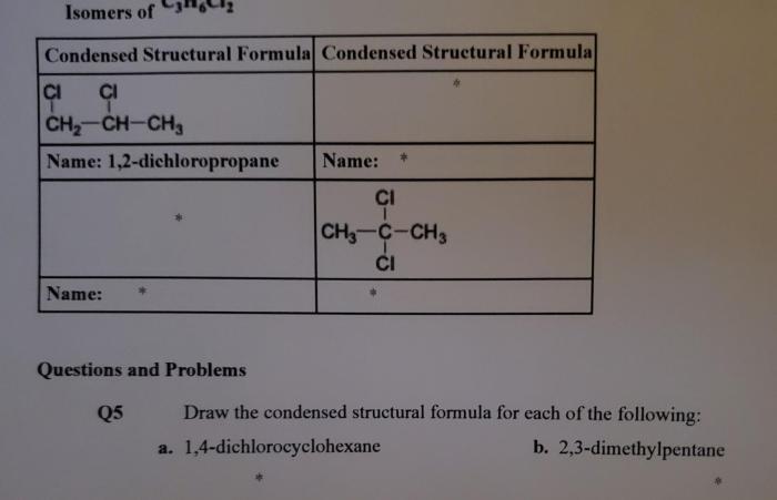 Condensed formula structural draw alkene following each dehydration produced questions transcribed text solved show